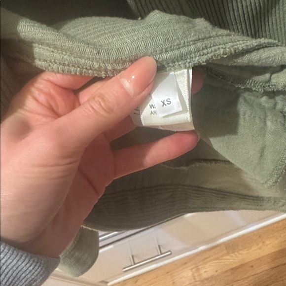 Reformation artichoke Green Corduroy Jacket size xs - Picture 8 of 8